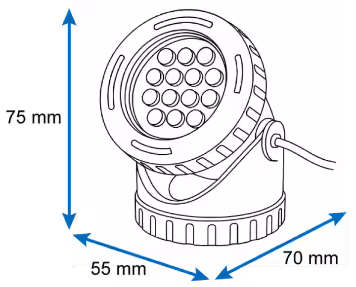 Osvetlenie do jazierka PL 1-3 LED