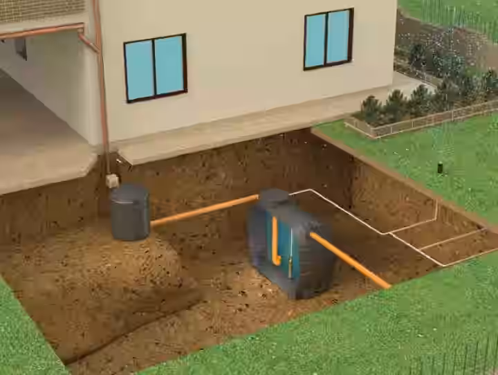 Prečerpávacia stanica na dažďovú vodu RAIN SYSTEM HZ-EC