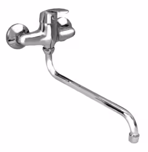 Batéria drezová stenová s trubkovým 30cm "S" výtokovým ramenom, rozstup 100mm, ZORA