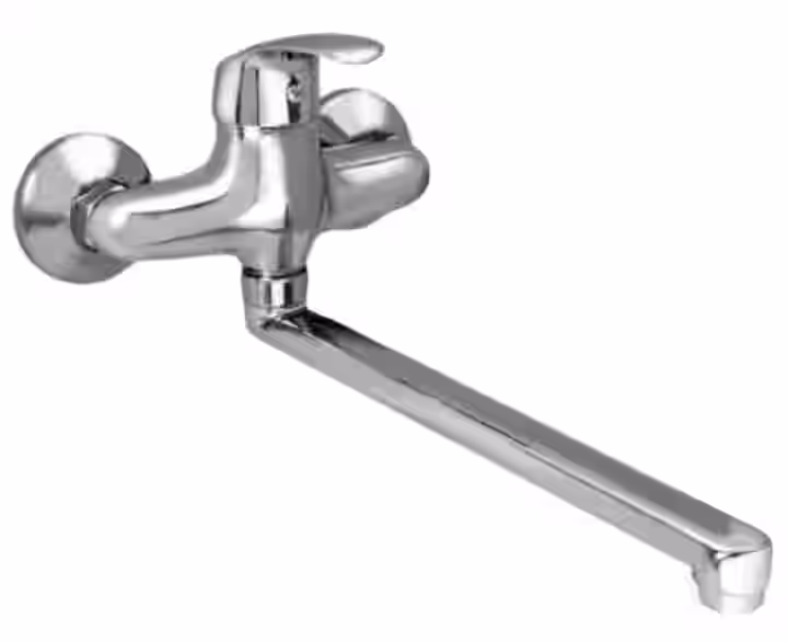 Batéria drezová stenová s rovným liatym 30cm výtokovým ramenom, rozstup 100mm, ZORA