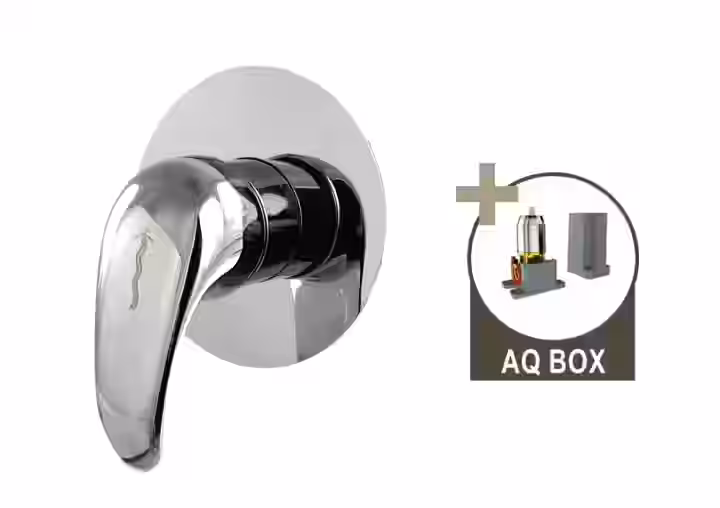 Batéria sprchová podomietková pre 1 odberné miesto, s AQ-boxom, PERLA