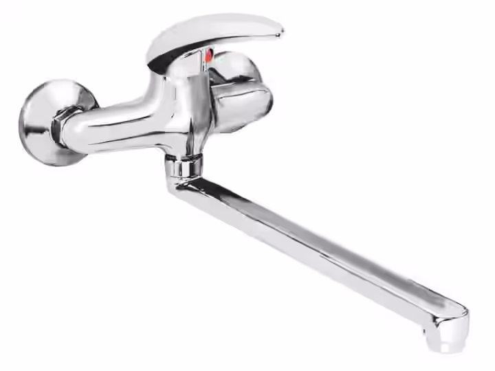 Drezová stenová batéria 150mm - rovný liaty výtok 30 cm ORION