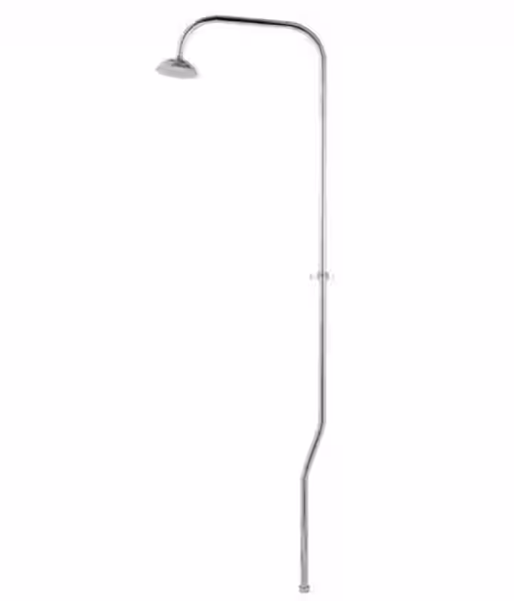Sprchové rameno s ružicou a držiakom, 3/4"