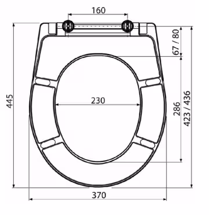 WC sedátko Duroplast