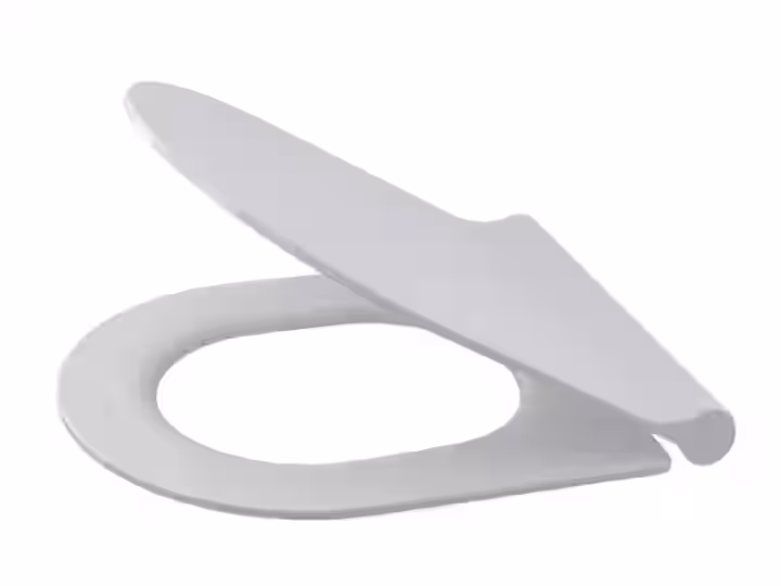 WC sedátko so spomaleným sklápaním SOFTCLOSE, Duroplast, biele