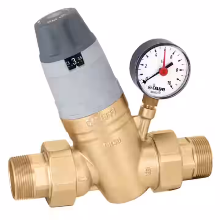 Tlakový redukčný ventil 6/4", PN 25bar, pracovný rozsah 1-6 bar, T max.+40 °C, manometer 0-10 bar