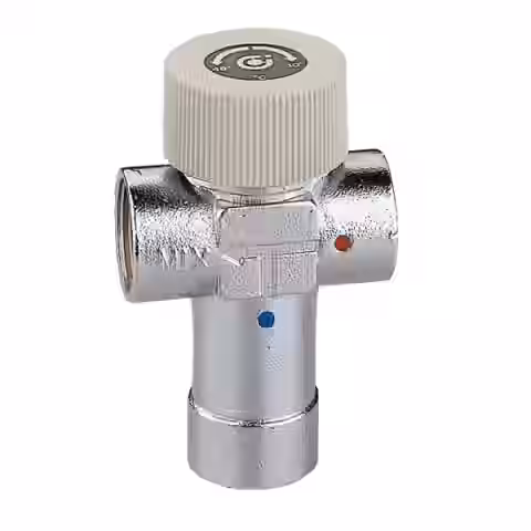 Termostatický zmiešavací ventil 1/2", +40 až +60 °C, PN 10, T max.+90 °C