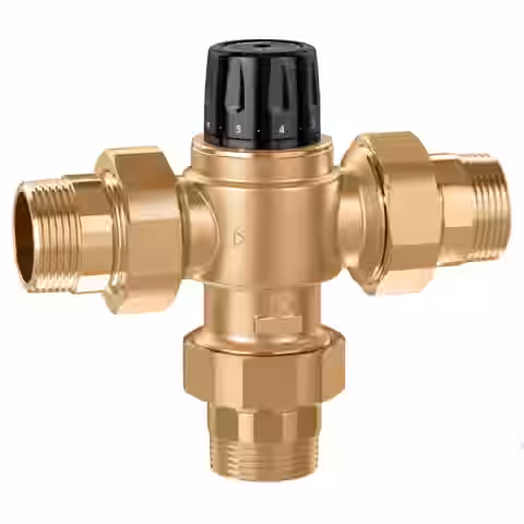 Termostatický zmiešavací ventil pre centralizované systémy 1 1/2", +35 až +65 °C, PN 14, T max.+90 °C