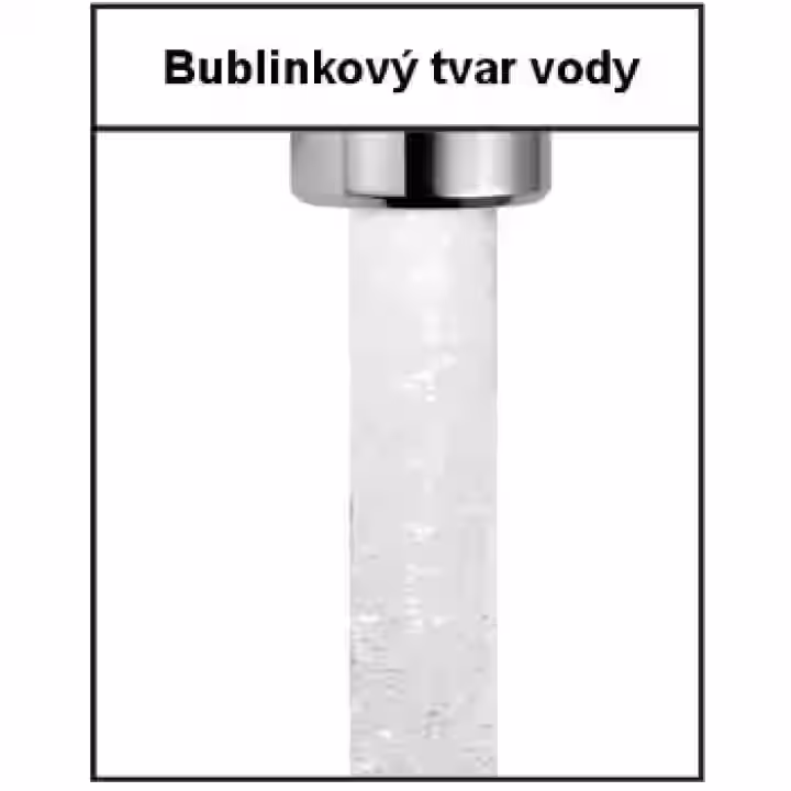 Perlátor úsporný Terla, bublinkový prúd, konštantný prietok 4 l/min, vnútorný závit M22x1