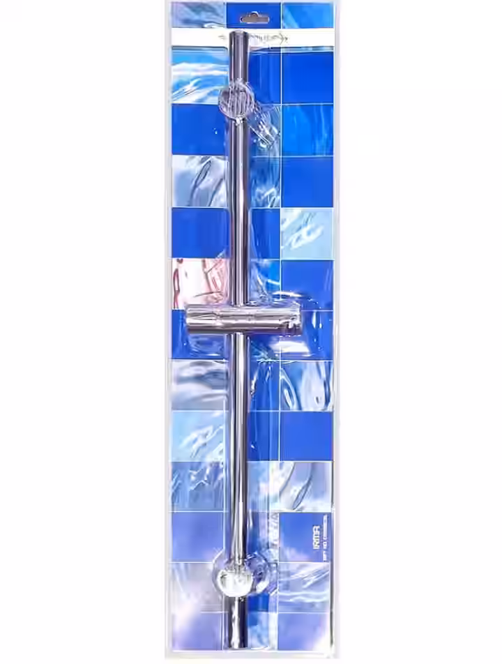 Sprchová tyč plastová, dĺžka 70 cm, s posuvnými úchytmi, IRMA