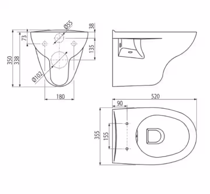 SET Jadromodul AM102/1120+M370+WC RIMFLOW+A604+M91