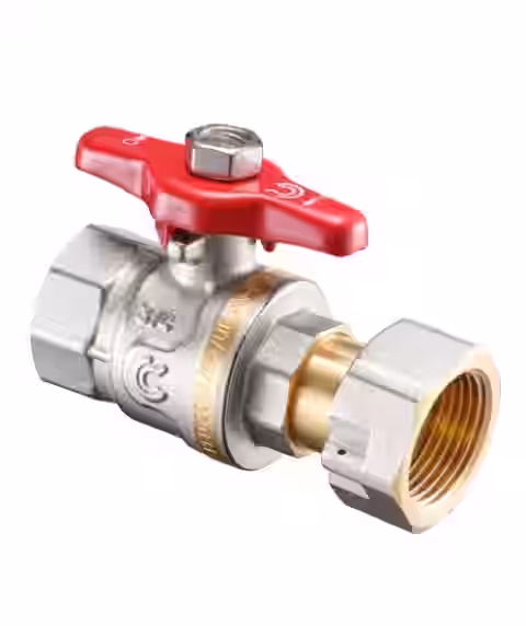 Guľový ventil S30 PRO, FF, s prevlečnou maticou, motýľ, PN30, 1", CALIDO