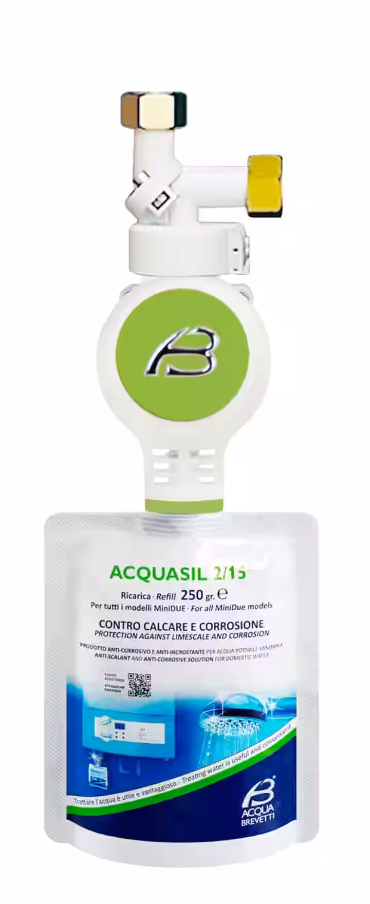 Zmäkčovač vody MINIDUE 360° 1/2"