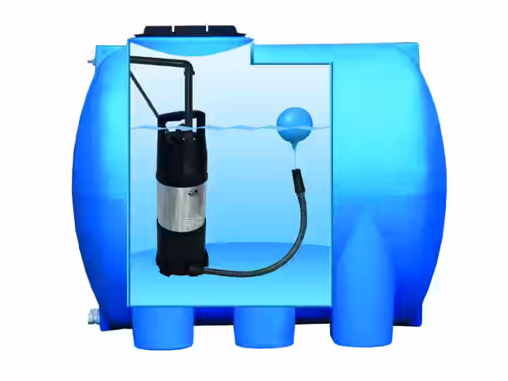 Prečerpávacia stanica na dažďovú vodu RAIN SYSTEM H-EC 1500