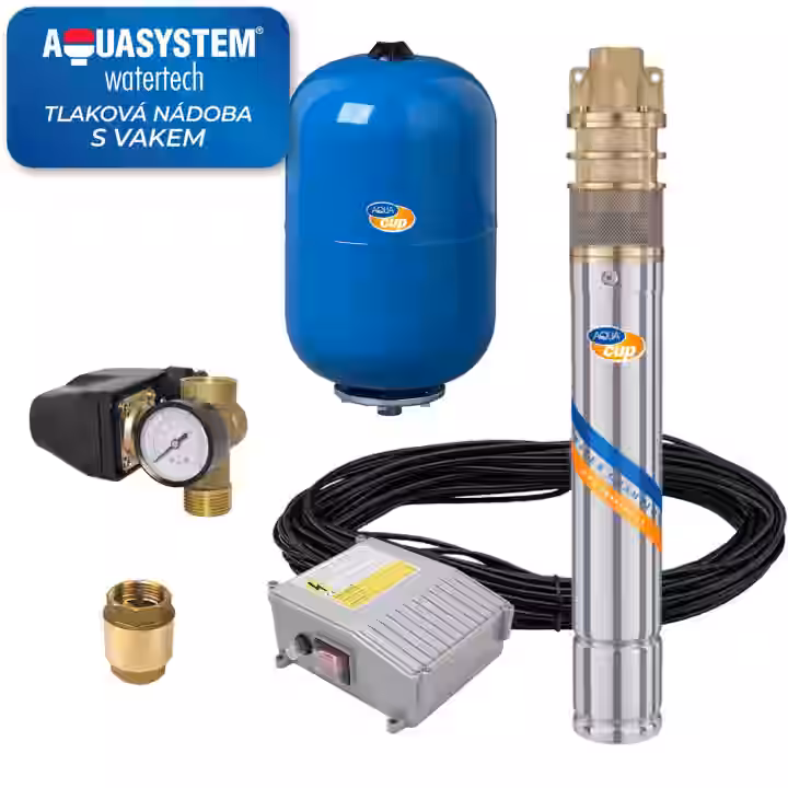 Domáca vodáreň s ponorným čerpadlom SUB CONTROL – 3" SIGI