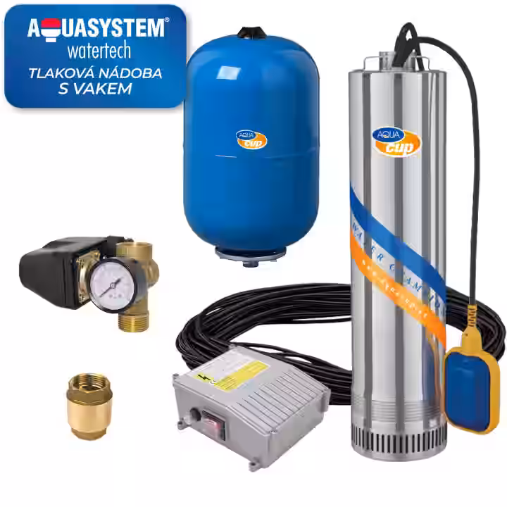Domáca vodáreň s ponorným čerpadlom SUB CONTROL – 5" AQ-TEC
