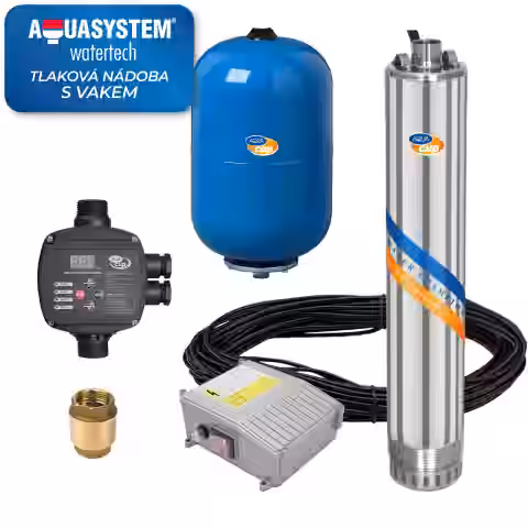Domáca vodáreň s ponorným čerpadlom SUB CONTROL AUTOMAT – 4" A-TEC