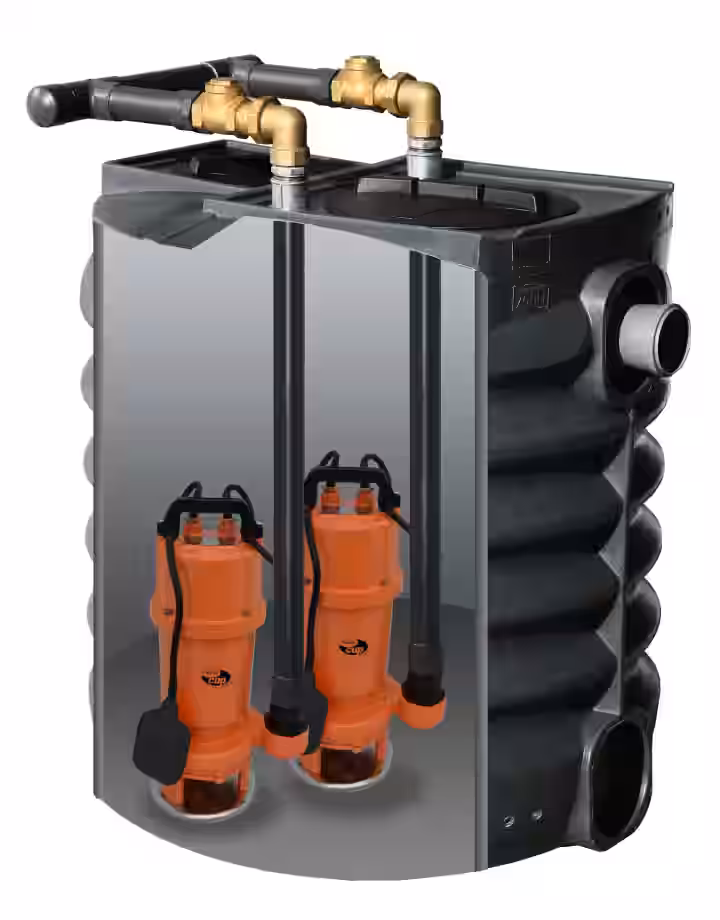 Prečerpávacia stanica SUMOBOX 750 – 2x SHREDD